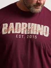 BadRhino Big & Tall Red Logo Graphic 100% Cotton T-Shirts 3 Pack - Image 5 of 9