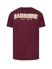 BadRhino Big & Tall Red Logo Graphic 100% Cotton T-Shirts 3 Pack - Image 7 of 9