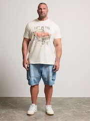 BadRhino Big & Tall Life In The Fastlane 100% Cotton T-Shirt - Imagen 2 de 6