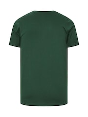 BadRhino Big & Tall Green Endless Summer Skull 100% Cotton T-Shirt - Image 6 of 6