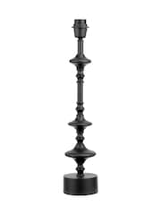Pacific Lifestyle Black Emilio Candlestick Table Lamp - Image 5 of 5