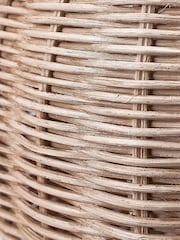 Pacific Lifestyle Natural Raffles Large Rattan Cream Wash Table Lamp - Image 3 of 3