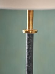 Pacific Lifestyle Black Antoine Croc Metal Table Lamp - Image 2 of 5