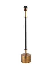 Pacific Lifestyle Black Antoine Croc Metal Table Lamp - Image 5 of 5