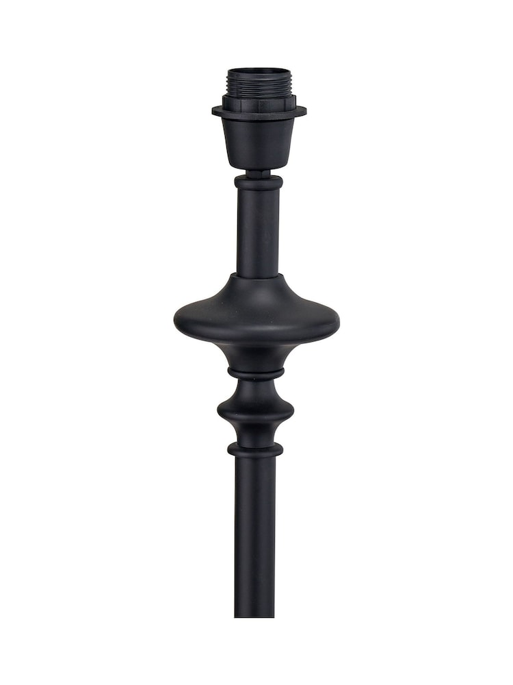 Pacific Lifestyle Black Emilio Candlestick Floor Lamp - Image 5 of 5
