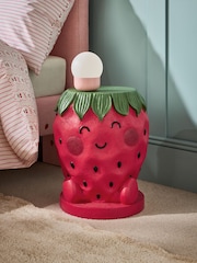 Red Strawberry Bedside Table - Image 1 of 3