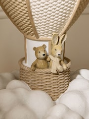 Natural Bertie Bear and Rosie Rabbit Kids Hot Air Balloon Bedside Table - Image 3 of 5