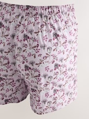 Blue/Green Floral Kew Gardens Woven Boxers - Image 6 of 8