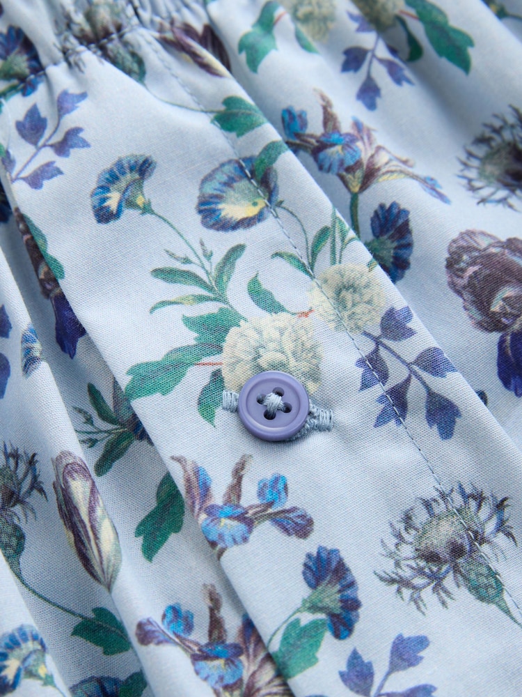 Blue/Green Floral Kew Gardens Woven Boxers - Image 8 of 8