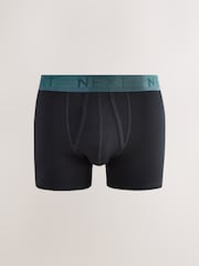 Shiny Blues Waistbands A-Front Boxers 10 Pack - Image 2 of 14