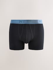 Shiny Blues Waistbands A-Front Boxers 10 Pack - Image 6 of 14