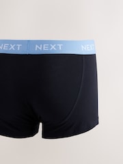 حزام خصر أزرق/أخضر/أصفر - بوكسرات منخفضة الخصر من مزيج غني بالقطن - صورة 12 من 14