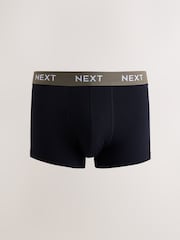 حزام خصر أزرق/أخضر/أصفر - بوكسرات منخفضة الخصر من مزيج غني بالقطن - صورة 6 من 14