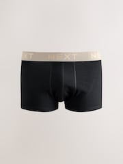 Black Bright White Gold Waistbands A-Front Boxers 10 Pack - Image 10 of 15