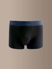 Black Modal Rich Waistbands Motionflex Signature Hipster Boxers - Image 4 of 8