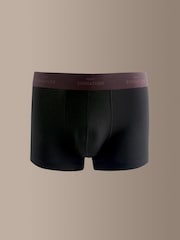 Black Modal Rich Waistbands Motionflex Signature Hipster Boxers - Image 5 of 8