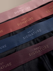 Black Modal Rich Waistbands Motionflex Signature Hipster Boxers - Image 7 of 8