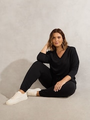 Live Unlimited Black Curve Lightweight Supersoft Joggers - Image 1 of 4