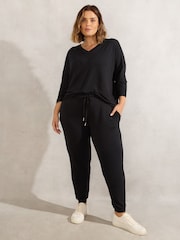 Live Unlimited Black Curve Lightweight Supersoft Joggers - Image 2 of 4