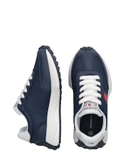 Tommy Hilfiger Blue Flag Lace-Up Trainers - Image 4 of 5