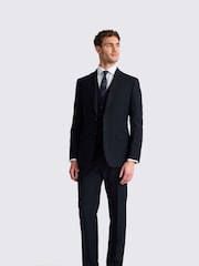 MOSS Black Tailored Fit Trousers - Image 3 of 5