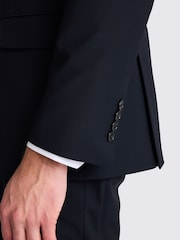 Azul marino - Botonadura sencilla - MOSS Navy Tailored Fit Performance Double Breasted Suit Jacket - Imagen 6 de 6
