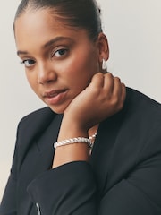 لون فضي - Smooth Chain Bracelet - صورة 1 من 5