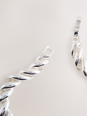 لون فضي - Smooth Chain Bracelet - صورة 5 من 5