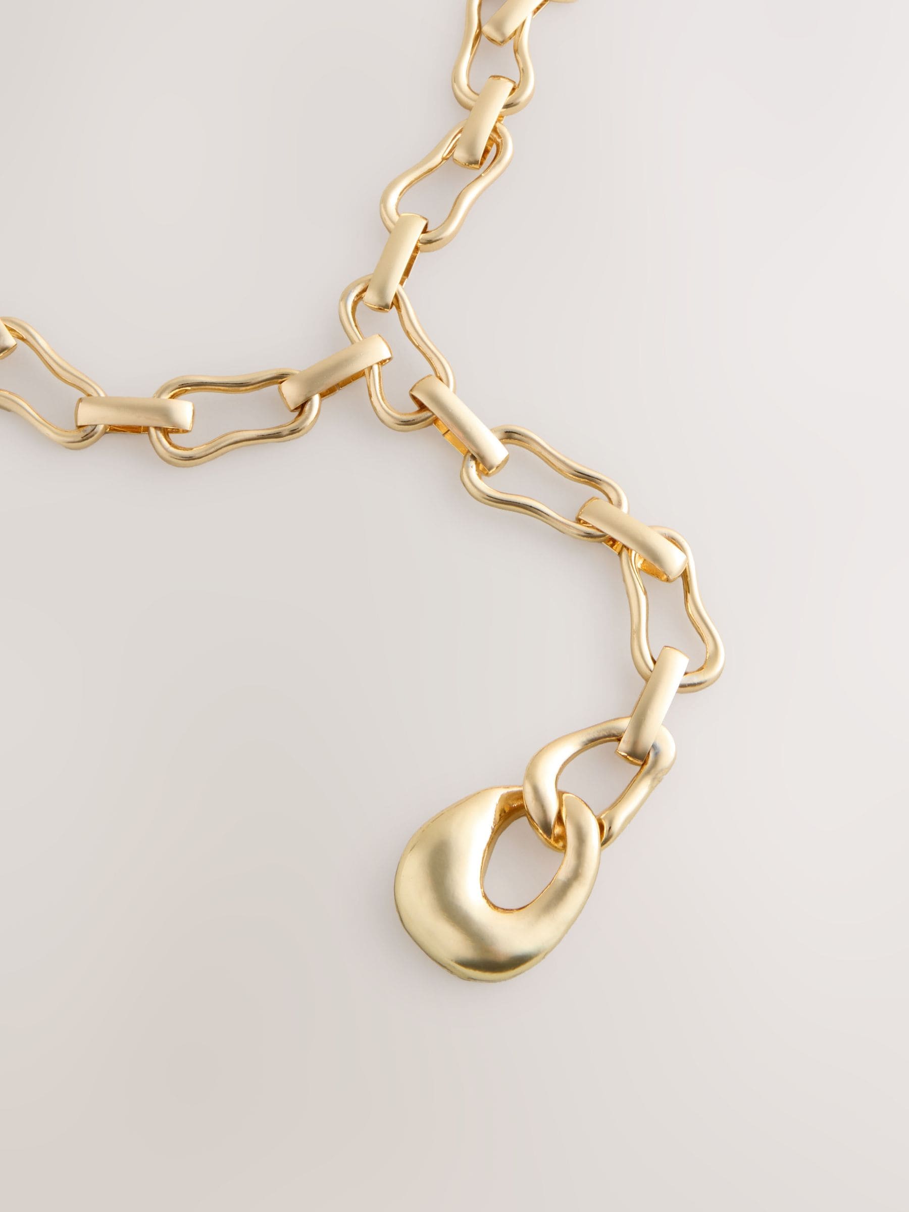 Buy Gold Tone Shaped Y Chain Necklace from Next Malta