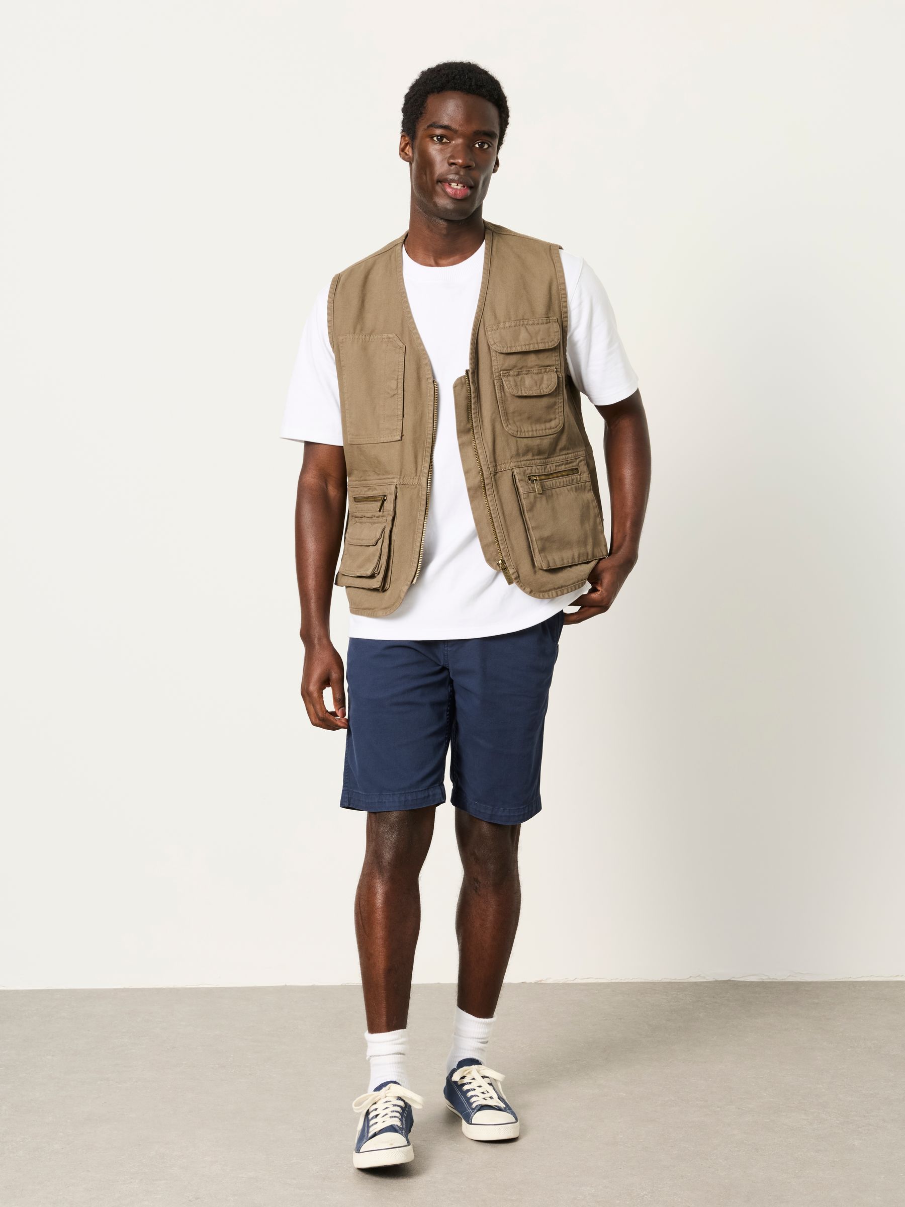 Buy FatFace Brixham Khaki Green Gilet from the Next UK online shop