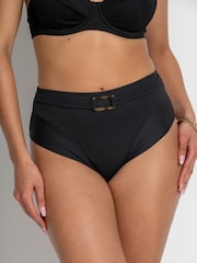Pour Moi Black High Waist Hawaii Super Belted Tummy Control Briefs - Image 2 of 4