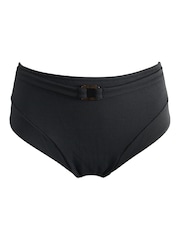 Pour Moi Black High Waist Hawaii Super Belted Tummy Control Briefs - Image 3 of 4