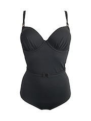 Pour Moi Black Hawaii Underwired Lightly Padded Swimsuit - Image 3 of 4