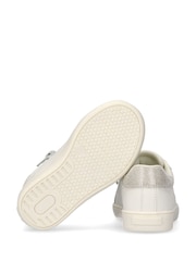 Tommy Hilfiger White Side Zip Low Cut Velcro Trainers - Image 5 of 5