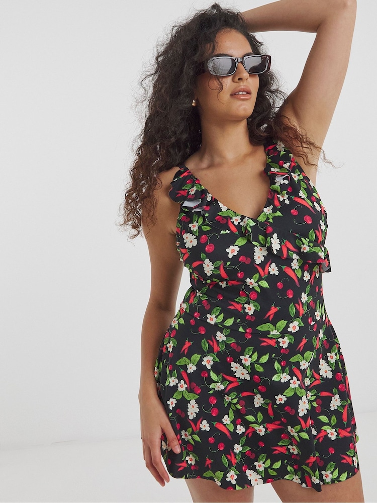 Simply Be Black Value Swimdresses 2 Pack - Image 2 of 5