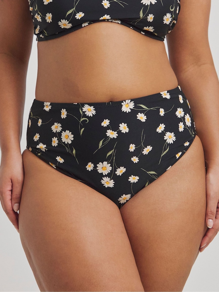 Simply Be Black Magisculpt High Leg Bikini Briefs 2 Pack - Image 5 of 5