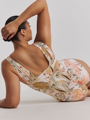 Simply Be White Magisculpt Lose Up To An Inch Swimsuit - Image 4 of 4