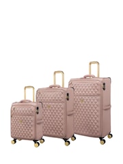IT Luggage Glimmering Expandable Suitcase Set with TSA Lock 3 Piece - Image 1 of 11