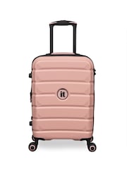 IT Luggage Pink Divert Expandable Cabin Suitcase with TSA Lock - Image 1 of 8