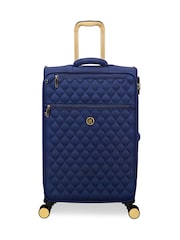 IT Luggage Medium Blue Glimmering Expandable Suitcase with TSA Lock - Image 1 of 8
