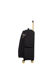 IT Luggage Large Glimmering Expandable Black Suitcase with TSA Lock - Image 4 of 8