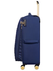 IT Luggage Large Blue Glimmering Expandable Suitcase with TSA Lock - Image 4 of 8