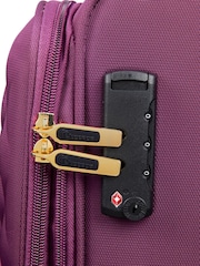 IT Luggage Purple Glimmering Expandable Suitcase Set 3 Piece with TSA Lock - Image 10 of 11