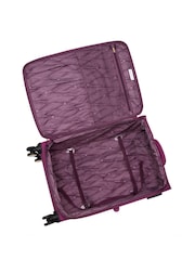 IT Luggage Purple Glimmering Expandable Suitcase Set 3 Piece with TSA Lock - Image 9 of 11