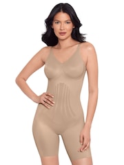 Miraclesuit Nude Modern Miracle Extra Firm Control Thigh Slimming Bodysuit With Lycra Fit Sense Technology - Image 1 of 3