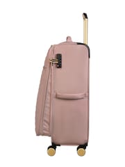 IT Luggage Medium Pink Glimmering Expandable Suitcase with TSA Lock - Image 2 of 8