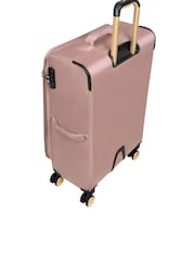 IT Luggage Medium Pink Glimmering Expandable Suitcase with TSA Lock - Image 4 of 8