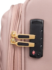 IT Luggage Medium Pink Glimmering Expandable Suitcase with TSA Lock - Image 7 of 8