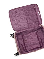 IT Luggage Medium Pink Glimmering Expandable Suitcase with TSA Lock - Image 8 of 8
