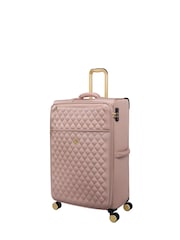 IT Luggage Large Pink Glimmering Expandable Suitcase with TSA Lock - Image 3 of 8